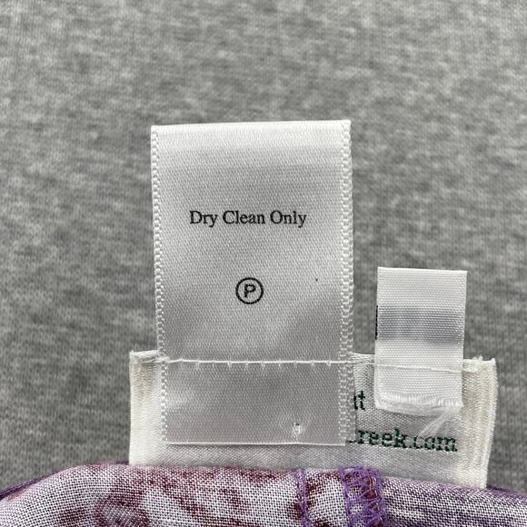 y2k Coldwater Creek Floral Maxi Skirt PL Purple Paisley Fairy Whimsigoth Boho - Picture 10 of 11